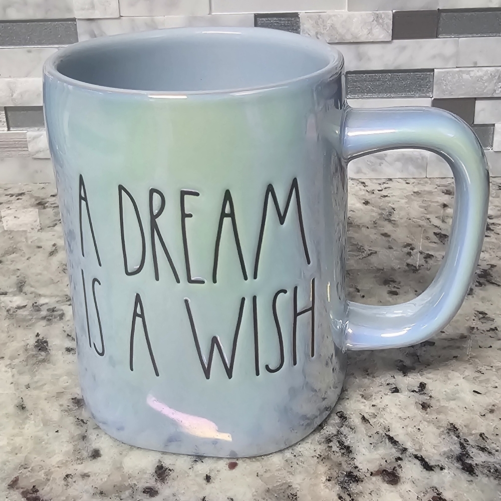 Rae dunn Disney Princess Cinderella A Dream Is A Wish Iridescent Mug